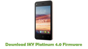 Rom stock SKY Platinum 4.0