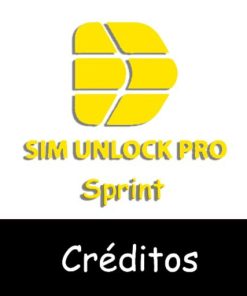 Créditos Sim-Unlocker Pro Sprint Edition
