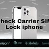 Check Carrier saber compañía de IPhone
