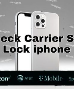 Check Carrier saber compañía de IPhone