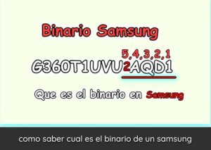 Tipos de binario Samsung