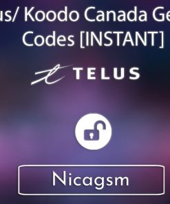 códigos de liberación Telus/Koodo Canada
