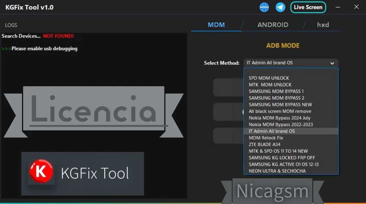 License KGFIX tool 1 year support
