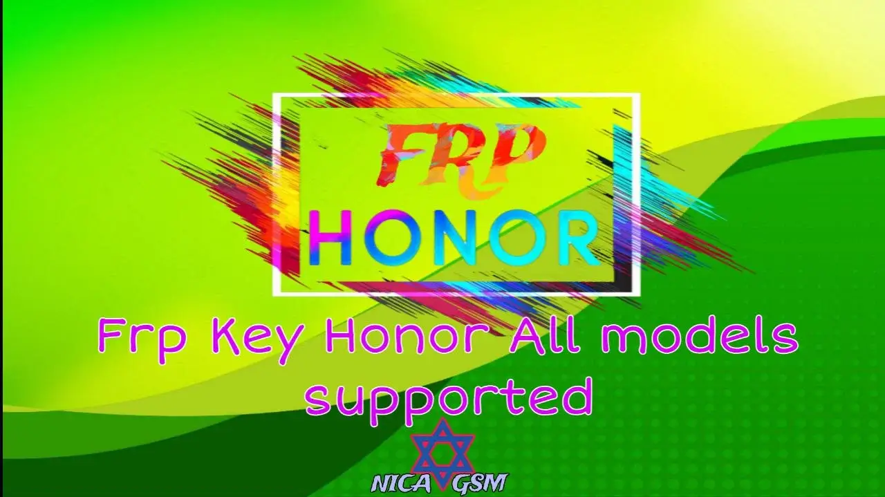 FRP Key Honor todos los modelos