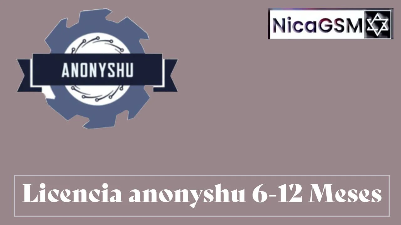 Activar license AnonySHU