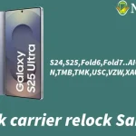 Carrier Relock Samsung Unlock