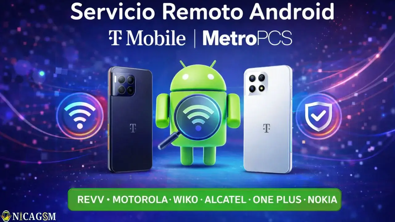 Soporte Android remoto multimarca T-Mobile MetroPCS