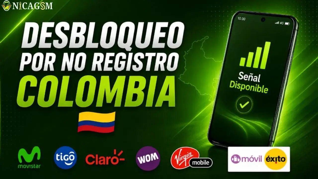 Servicio de desbloqueo no registros Colombia